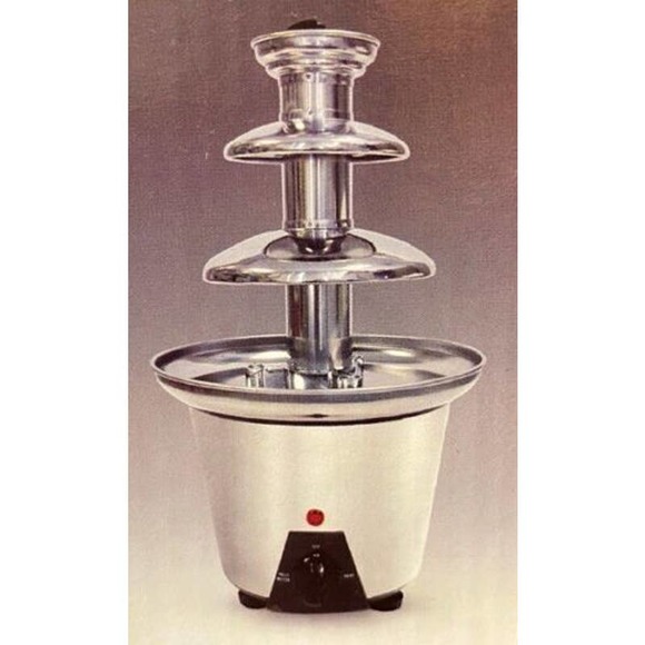 Nostalgia Electrics Other - Chocolate Fondue Fountain 3-Tier Stainless Steel New